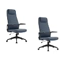 LeisureMod Ergonomic High-Back Leather Office Chair