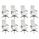 LeisureMod Ergonomic Office Chair, High-Back Leather