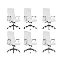 LeisureMod Hilton Leather Ergonomic Executive Office Chair