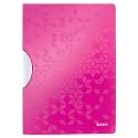 Leitz Wow PP ColorClip Premium File Folder with Clip Fastener, Pink Metallic (30 Sheets Capacity)