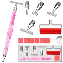 LEIYULY 13PCS Thin Diamond Art Pens, with 1,3,6,9 Thin Stainless Steel Nibs