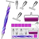 LEIYULY 13PCS Thin Diamond Art Pens, with 1,3,6,9 Thin Stainless Steel Nibs