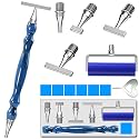 LEIYULY 13PCS Thin Diamond Art Pens, with 1,3,6,9 Thin Stainless Steel Nibs