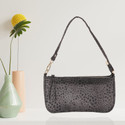 LEKHX Green Women Sling Bag Women's Leatherette Sling Bag (Leppard Print)