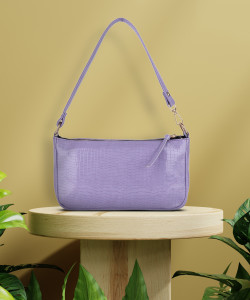 lekhx purple women sling bag - medium pattern bag