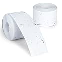 LELE LIFE 2 Rolls Caulk Tape Waterproof Self Adhesive, Toilet Caulk Strip Sealant Tape Sealing Strip for Bathroom, Kitchen, Shower, Bathtub Caulking Tape, 1.5" x 10.5Ft, White Marble