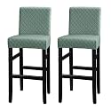 Lellen Bar Stool Covers Jacquard Pattern Bar Stool Chair Covers Bar Chair Covers Barstool Covers Slipcovers Pub Counter Stool Chair Covers Counter Height Stool Seat Covers Barstool Slipcovers