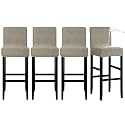 Lellen Waterproof Bar Stool Cover - Bar Chair Covers with Back,Counter Stool Chair Slipcover Pub Counter Stool Chair Covers Bar Stool Slipcovers for Dining Room Kitchen