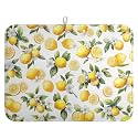 Lemon Dish Drying Mat Spring Summer Kitchen Dish Drying Pad Absorbent Drying Mat for Countertops Dish Dryer Mat Microfiber Dishes Drainer Pad Dish Drying Rack Mat (18x24 in)