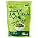Lemon Grass Powder – 250gms Organic 100% Pure &amp; Natural – Dried Ground Lemongrass Powder for Tea, Cooking, Skincare &amp; Aromatherapy – Non-GMO, Gluten-Free