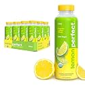 Lemon Perfect Lime, Flavored Lemon Water, Organic, Zero Sugar, Healthy Hydration Drinks, 15.2 fl oz Bottles (12-Pack)