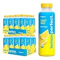Lemon Perfect Original,Flavored Lemon Water,Organic,Zero Sugar,Healthy Hydration Drinks,15.2 fl oz Bottles,(Pack of 24)