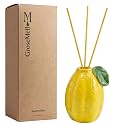 Lemon Scented Reed Diffuser Set – 6.76 fl oz (200ml) with Sticks, Creative Lemon-Shaped Ceramic Design for Home, Bedroom &amp; Bathroom Decor, Long Lasting Aromatherapy Gift