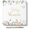 Lemon Sherbet Baby Shower Guest Book - Baby Shower Sign in Guest Book - Gender Neutral - Includes Gold Pen and Please Sign Table Card