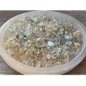 Lemon Topaz Chips – Natural Mini Lemon Topaz Stones, Crushed Undrilled Lemon Topaz, Semi-Tumbled Genuine Lemon Topaz (1/8 lb)