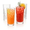 LEMONSODA Crystal Cut Old Fashioned Glass Sets - 10oz/12oz Ultra-Clear Premium Lead-Free Rocks Glass Tumbler For Drinking Bourbon, Scotch, Cognac, Cocktails (12oz, Set of 4)