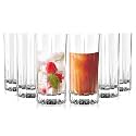 LEMONSODA Crystal Cut Old Fashioned Glass Sets - 10oz/12oz Ultra-Clear Premium Lead-Free Rocks Glass Tumbler For Drinking Bourbon, Scotch, Cognac, Cocktails (11.5oz, Set of 6)