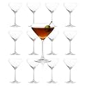 LEMONSODA Hand Blown Classic Martini Glasses, Set of 12, 10oz, 2270