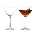 LEMONSODA Hand Blown Nick & Nora Classic Martini Glasses, Set of 2
