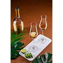 LEMONSODA Specialty Sparkling Wine/Mimosa Glasses - 100% Real Crystal Glass -Tequila/Whiskey Tasting Cordial Glasses - Champagne Flutes for Party - Dishwasher Safe (8 fl. oz) - Set of 6-2108