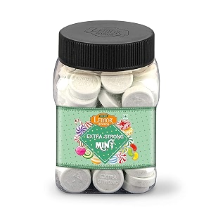 lemor fruit candy sugar candy flavored khatti mithi goli sugar boiled candy for kids and adults 330 gms 2 jars of 165 gms each mint candy for kids and adults strong mint