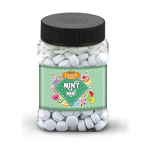 lemor fruit candy sugar candy flavored khatti mithi goli sugar boiled candy for kids and adults 330 gms 2 jars of 165 gms each mint candy for kids and adults mint