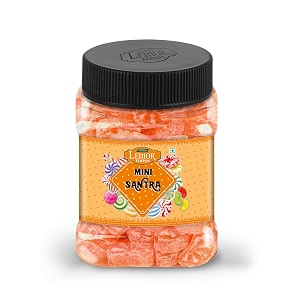 lemor fruit candy sugar candy flavored khatti mithi goli sugar boiled candy for kids and adults 330 gms 2 jars of 165 gms each chatpati mint candy for kids and adults orange mini