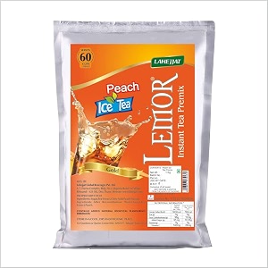 lemor peach flavour ice tea premix powder 1kg  summer drinkinstant premix for vending machine ready to drink