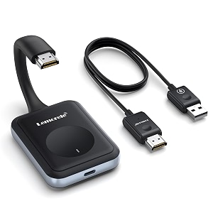 lemorele aluminum wireless hdmi transmitter and receivers support app reception plugampplay 150m 1080p fhdstream videoampaudio from laptoptv box to hdtvprojectortablet for meetingshome theatre