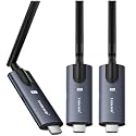Lemorele Wireless HDMI Transmitter and Receiver, Deep Gray Aluminum Alloy