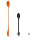 Silicone Bottle Brush Set - Silicone Straw Brush for Narrow Neck, Hydro Flask, Sports Bottle &amp; Glassware