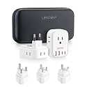 LENCENT Type C and Type D G M Universal Travel Adapter Kit