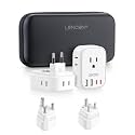 LENCENT Type C and Type D M Universal Travel Adapter Kit