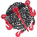 Grade 80 Chain and Binder Set w/ G80 Chain Hooks - 2,200 lbs WLL