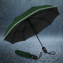 Lengloy Travel Umbrella Windproof Automatic Umbrella big size for men Umbrella (Green)