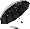 Lengloy Travel Umbrella Windproof Automatic Umbrella big size for men Umbrella (Grey)