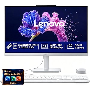 Lenovo 24 inch FHD All-in-One Desktop Computer
