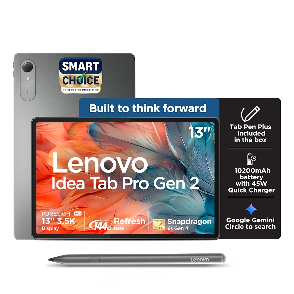 Lenovo Idea Tab Pro Gen 2 with Pen Plus {Smartchoice} 13 inch