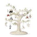 Lenox 868996 Christmas Memories 10-Piece Ornament &amp; Tree Set, Display Stand