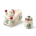 Lenox 897754 Holiday Figural Salt &amp; Pepper Set, Christmas Dishes, Festive Serveware