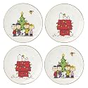 Lenox 899127 Peanuts Gang Accent Plates, Set Of 4, Assorted, Service For 4