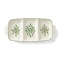 Lenox 899166 Holiday Carved Divided Dish