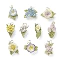 Lenox Celebrate Flowers 10-Piece Mini Hanging Ornament Set