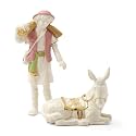 Lenox First Blessing Nativity Boy with Donkey Christmas Figurine