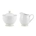 Lenox French Perle Sugar and Creamer, White -, 2.60 LB