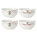 Lenox Grinchmas Christmas All-Purpose Bowls, Salad Bowl Set for 4