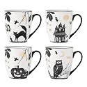Lenox Haunted Halloween Porcelain Mug Set for 4, 12oz