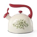 Lenox Holiday Aluminum Christmas Tea Kettle, 84oz