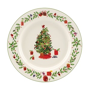 lenox holiday inspirations christmas tree salad plate