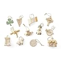 Lenox Luck of the Irish St. Patrick's Day Corded Mini Ornament Set 12-Piece